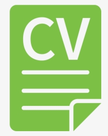 Cv Icon Png Green , Png Download - Curriculum Vitae Logo Png, Transparent Png, Free Download