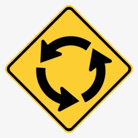 Roundabout Sign, HD Png Download, Free Download