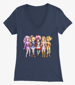 Jem, Rainbow Brite, And Strawberry Shortcake T-shirt - Jem Rainbow Brite And Strawberry Shortcake Back, HD Png Download, Free Download