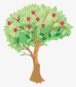 Transparent Apple Tree Clipart Black And White - Apple Tree Drawing, HD Png Download, Free Download