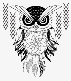Owl Dream Catcher Clipart, HD Png Download, Free Download