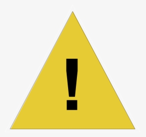 Yellow Triangle Exclamation Mark, HD Png Download, Free Download
