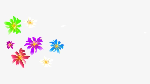 Colorful Flowers Png, Transparent Png, Free Download