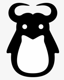 The Other Gnu/linux Logo - Demon Penguin Art, HD Png Download, Free Download