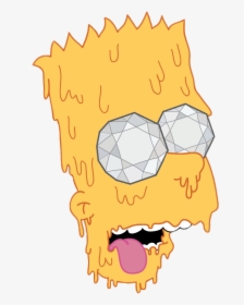 Largest Collection Of Free To Edit Bart Simpson Stickers - Bart Simpson Diamond Eyes, HD Png Download, Free Download