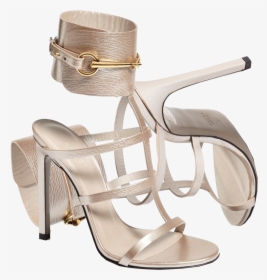 Herve Leger Portia Dress In Gold Champagne - Sandal, HD Png Download, Free Download