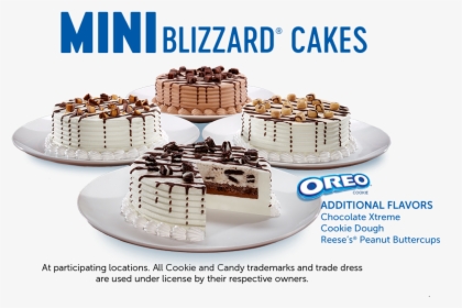 Mini Blizzard® Cakes - Oreo, HD Png Download, Free Download