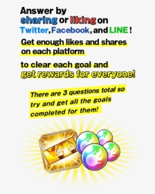 Answer By Sharing Or Liling On Twitter,facebook,and - Event, HD Png Download, Free Download