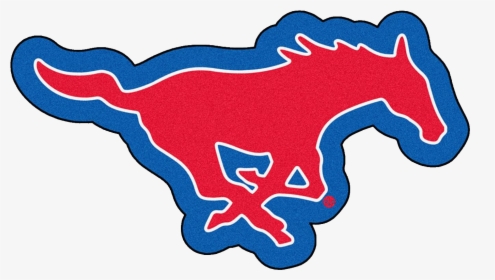 The Sam Houston Texans Defeat The Jefferson Mustangs - Southern Methodist University Mustang Logo, HD Png Download, Free Download