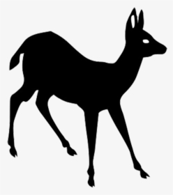 Deer Silhouettes Png, Transparent Png, Free Download