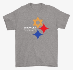 Pittsburgh Steelers Stronger Than Hate Pittsburgh Synagogue - T-shirt, HD Png Download, Free Download
