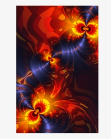 Butterfly Eyes, Abstract Violet Gold Wings Poster 22"x34" - Fractal Art, HD Png Download, Free Download