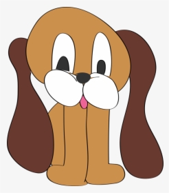 Carnivoran,dog Like Mammal,paw - Long Ear Dog Cartoon, HD Png Download, Free Download