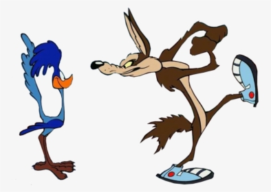 Roadrunner Clipart Warner Brothers - E Coyote Road Runner Wile Png, Transparent Png, Free Download