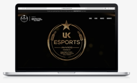 Uk Esports Awards Chameleon Website Design Development - Flat Panel Display, HD Png Download, Free Download
