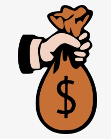 #moneybag #hand #bag #cash - Clipart Money Bag, HD Png Download, Free Download