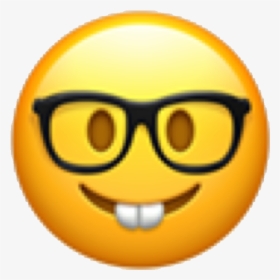 #emoji #emojicon #emote #face #emojiface #nerd #nerdy - Emoji Faces Nerd, HD Png Download, Free Download