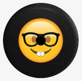 Smiley Face Emoji On Black Background, HD Png Download, Free Download