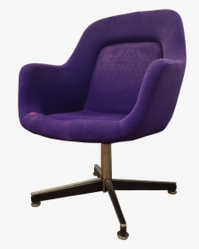 Ikea Office Chairs Transparent Background - Purple Desk Chair No Wheels, HD Png Download, Free Download