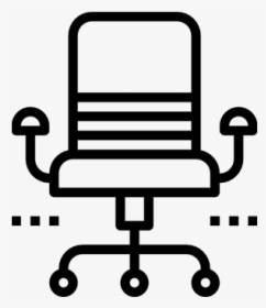 Icons 0002 007 Desk Chair, HD Png Download, Free Download