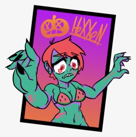 Some Type Of Zombie Girl - Cartoon, HD Png Download, Free Download