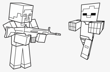 Desenhos Para Colorir Do Minecraft, HD Png Download, Free Download