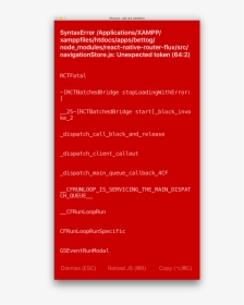Image - React Native Build Errors, HD Png Download, Free Download