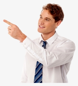 Pointing Businessman Hand Png, Transparent Png, Free Download