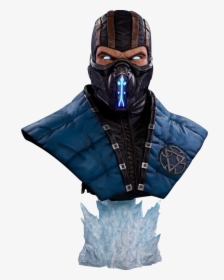 Sub Zero Bust Statue, HD Png Download, Free Download
