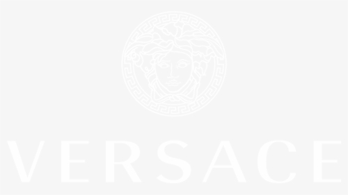 versace logo white