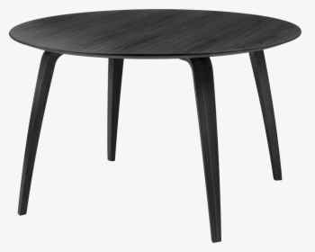 Gubi Dining Table - Black Wooden Table, HD Png Download, Free Download