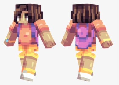 Dora Minecraft Skin, HD Png Download, Free Download