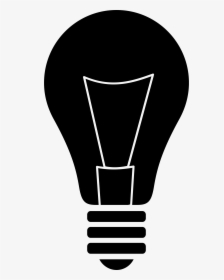 Lightbulb Silhouette, HD Png Download, Free Download