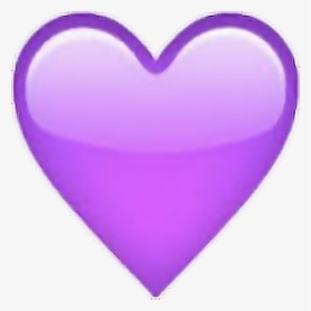 Wet Emoji Png - Apple Purple Heart Emoji, Transparent Png, Free Download