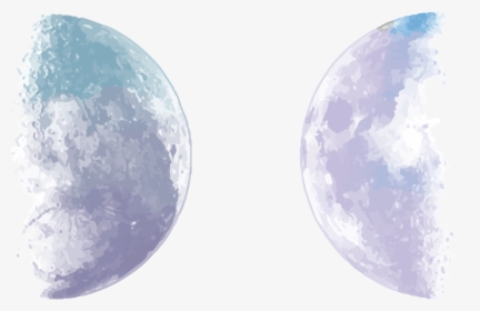 Earth Moon Euclidean Vector - 2 Moons Transparent Background, HD Png Download, Free Download