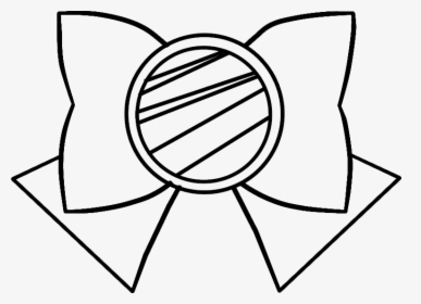 Sailor Moon Clipart Compact Transparent - Sailor Moon Bow Drawing, HD Png Download, Free Download