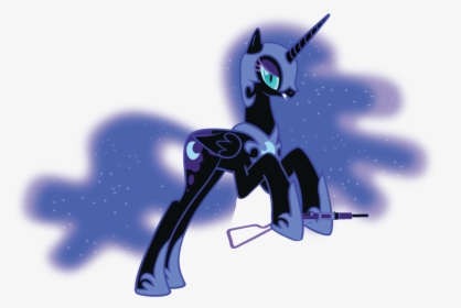 Niightmare Moon With Sten Gun - My Little Pony Nightmare Moon Png, Transparent Png, Free Download