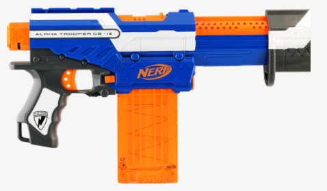 Nerf N-strike Elite Nerf Blaster Toy - Transparent Background Nerf Gun Transparent, HD Png Download, Free Download