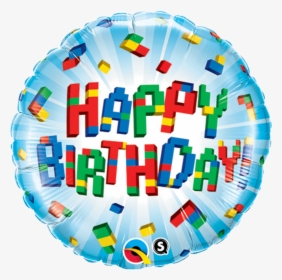 Happy Birthday Lego Foil Balloon - Happy Birthday Lego, HD Png Download, Free Download