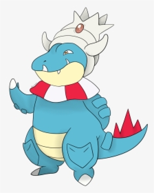 Feraligatr And Slowking Fusion - Cartoon, HD Png Download, Free Download