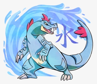 Cool Feraligatr , Png Download - Cartoon, Transparent Png, Free Download
