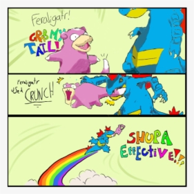 Feraligatr Memes Of Pinterest - Cartoon, HD Png Download, Free Download