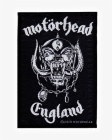Motorhead Official Woven Patch England Sew-on - Motorhead, HD Png Download, Free Download