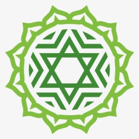 Heart Chakra Symbol - Anahata Chakra Png, Transparent Png, Free Download
