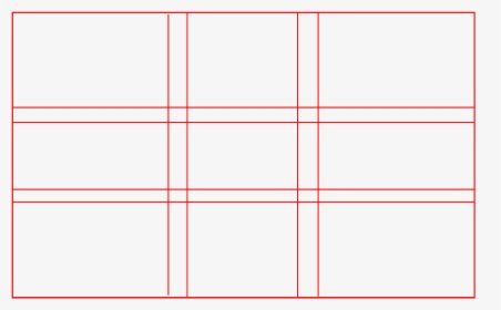 Rule Of Thirds Grid Png - Cross, Transparent Png, Free Download