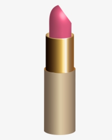 Lipstick Lip Gloss Clip Art - Pink Lipstick Clipart, HD Png Download, Free Download