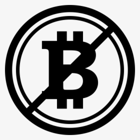 Bitcoin Not Accepted Symbol With A Slash - Encapsulated Postscript, HD Png Download, Free Download