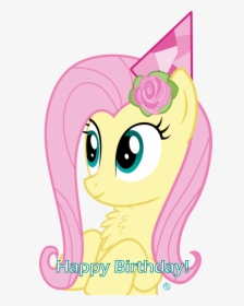 Transparent Happy Birthday Vector Png - Fluttershy Birthday, Png Download, Free Download
