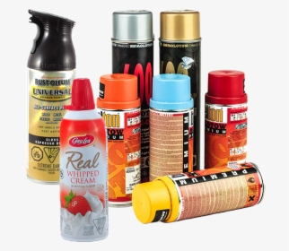 Empty Aerosol Cans, Like The Type Used For Spray Paint, - Inhalants Glue, HD Png Download, Free Download