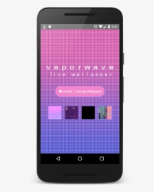 Wallpaper Vaporwave Live Wallpaper - Mobile Phone, HD Png Download, Free Download